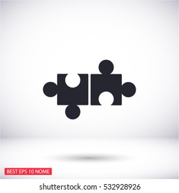 puzzles vector icon