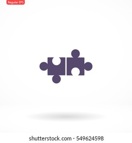 puzzles vector icon