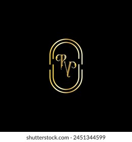 PLANTILLA de diseño de logotipo de letras modernas creativas PV