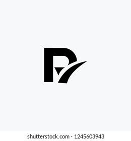PV Letter Logo Design