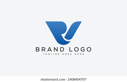 PV logo design template vector graphic branding element