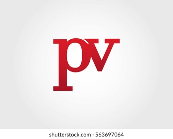 pv lowercase logotype