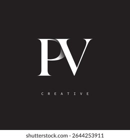 
PV Monogram Logo Minimal Elegant Letter mark para el lujo, la moda   Marcas creativas	
