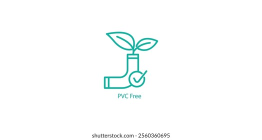 PVC Free Symbol – Eco-Friendly and Non-Toxic Vector Design