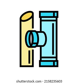 pvc plastic color icon vector. pvc plastic sign. isolated symbol illustration
