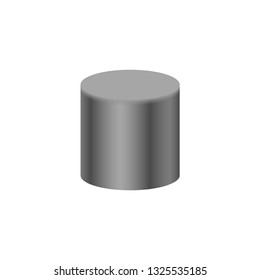 PVC plastic end cap hub vector icon. Connect by slip socket or solvent weld. Part of pipe fitting for closing end of pipe in pipeline. For plumbing, drainage, vent, waste, sewage and water supply.