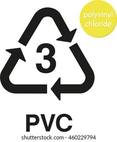 PVC Polyvinyl Chloride Recycling Code 