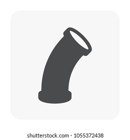 Pvc sewer pipe and fitting. Also called sanitary sewer or foul sewer. That is part of sewerage for sewer lines, connection underground pipe or pipeline for drainage sewage from houses or building.