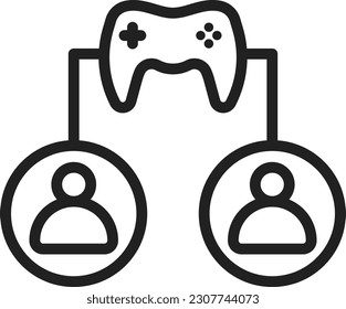 Pvp icon vector image. Suitable for mobile application web application and print media.