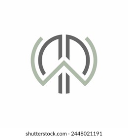 PW Logo Sauber Einfach und elegant