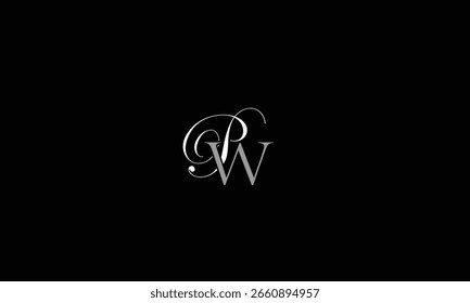 PW, WP, P, W, WP, P, W, abstracto, letras, logotipo, monograma, estilo, símbolos, ambiciones, iconos,
