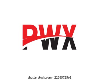 PWX Letter Initial Logo Design Vector Illustration