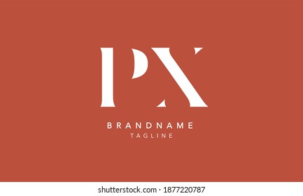 PX Alphabet Initial Letter Monogram Icon Logo Vektorgrafik