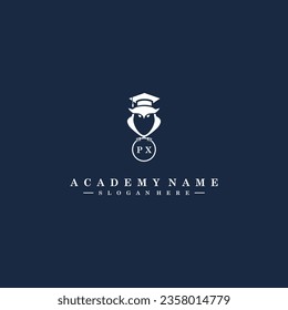 PX Initials Academy Logo Vector Art Icons and Graphics