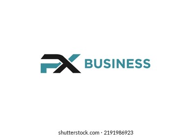 Letra PX logotipo inicial diseño de tecnología moderna símbolo