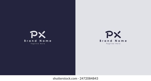 Diseño de logotipo de Vector de letras PX