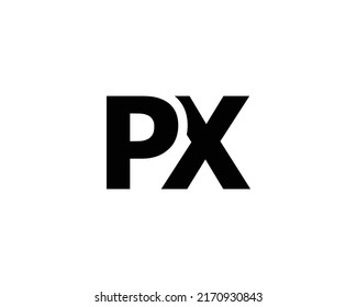 PX logo design vector template