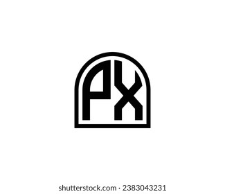 PX logo design vector template