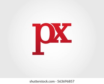 px lowercase logotype