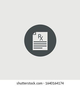 Px pharmacy vector icon illustration sign