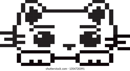
pxel art cat