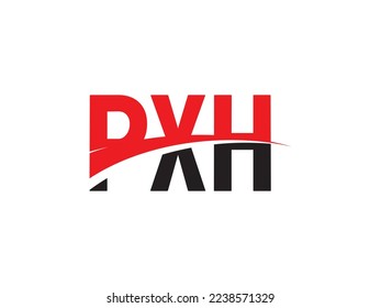 PXH Letter Initial Logo Design Vector Illustration