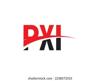 PXI Letter Initial Logo Design Vector Illustration