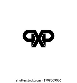 pxp letter original monogram logo design