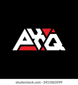 PXQ triangle letter logo design with triangle shape. PXQ triangle logo design monogram. PXQ triangle vector logo template with red color. PXQ triangular logo Simple, Elegant, and Luxurious design.