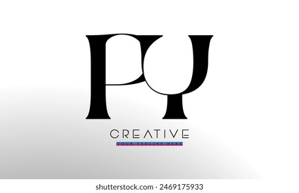 PY Abstract Letters Logo Monogram