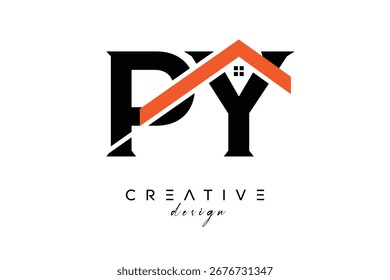 PY Creative Real Estate Architecture Monogram and Home Logo