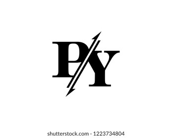 PY initials logo sliced