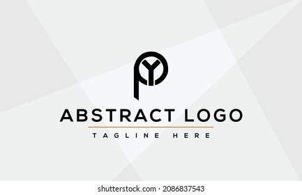 py letter logo corporate. py letter vector logo