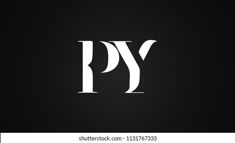 PY Letter Logo Design Template Vector