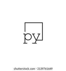 PY line concept logo in high quality professional design that will be best for your companies