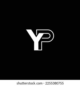 PY or YP abstract outstanding professional business awesome artistic branding company different colors illustration logo