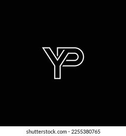 PY or YP abstract outstanding professional business awesome artistic branding company different colors illustration logo