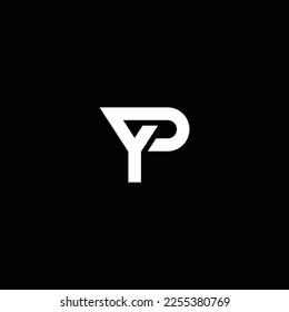 PY or YP abstract outstanding professional business awesome artistic branding company different colors illustration logo