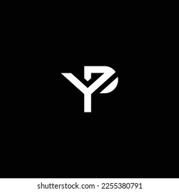 PY or YP abstract outstanding professional business awesome artistic branding company different colors illustration logo