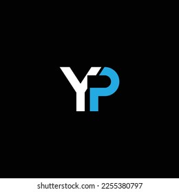 PY or YP abstract outstanding professional business awesome artistic branding company different colors illustration logo