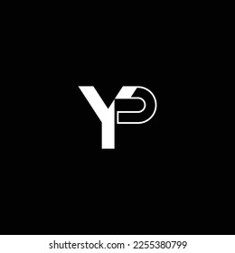 PY or YP abstract outstanding professional business awesome artistic branding company different colors illustration logo