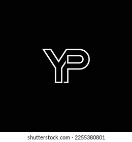 PY or YP abstract outstanding professional business awesome artistic branding company different colors illustration logo