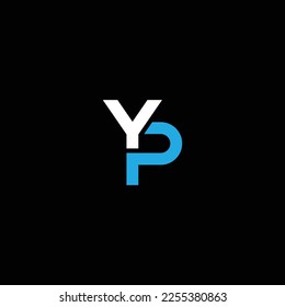 PY or YP abstract outstanding professional business awesome artistic branding company different colors illustration logo