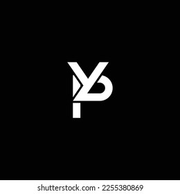 PY or YP abstract outstanding professional business awesome artistic branding company different colors illustration logo