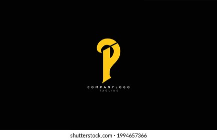 PY  YP P AND Y Abstract initial monogram letter alphabet logo design