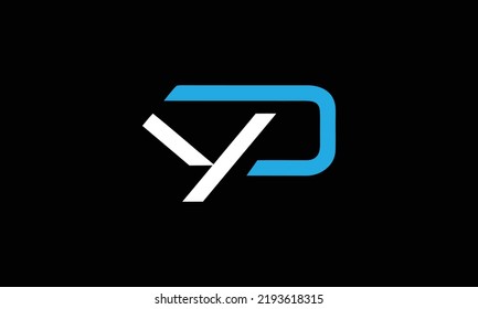 PY, YP, P, Y abstract letters logo monogram