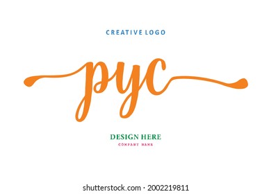 PYC lettering logo is simple, easy to understand and authoritative