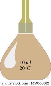 The Pycnometer or Specific Gravity Bottle is an instrument used to measure the specific gravity, or the density of a substance. This instrument is widely used in chemistry and physicochemical labs