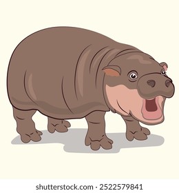 Pygmäenhippopotamus, Moo Deng. weiblich