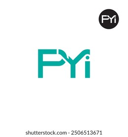 PYI Logo Letter Monogram Design